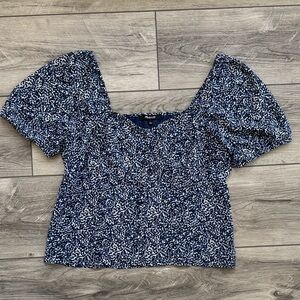 Madewell sweetheart top, size 6